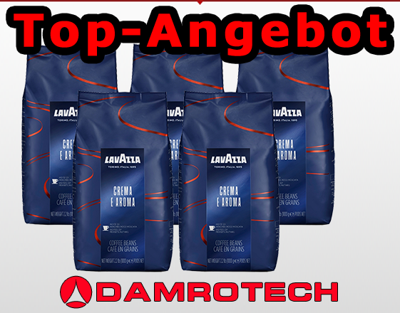 5x LAVAZZA ESPRESSO CREMA e AROMA Kaffee ganze Bohnen ...